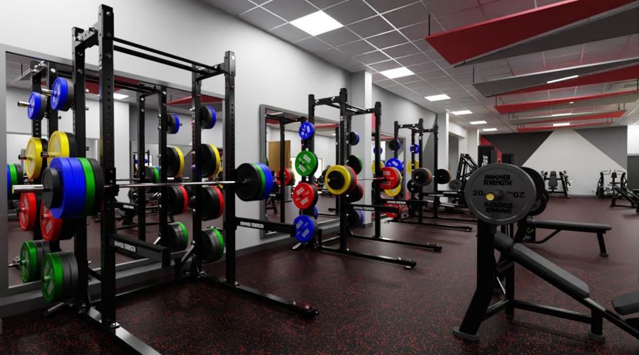 A representative image of how a gym would look after the refurbishment