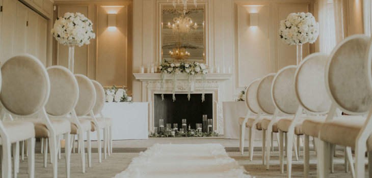 Ceremony room at Acklam Hall