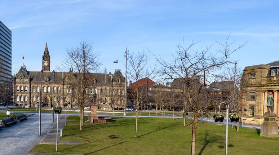 Middlesbrough Town Hall and Centre Square