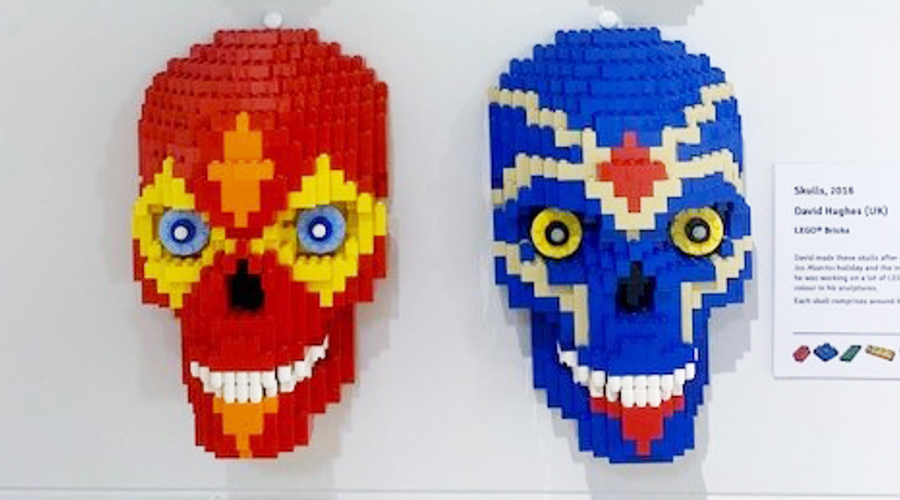 Part of the LEGO exhibition