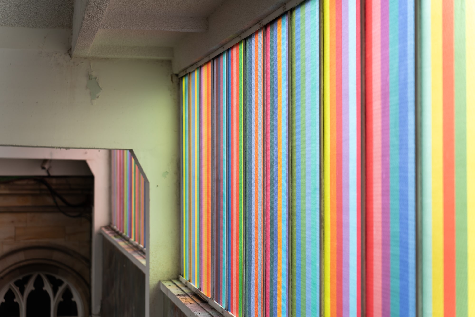 The Tees Colour Register installation at Middlesbrough Railway Station (Pic: Rachel Deakin)