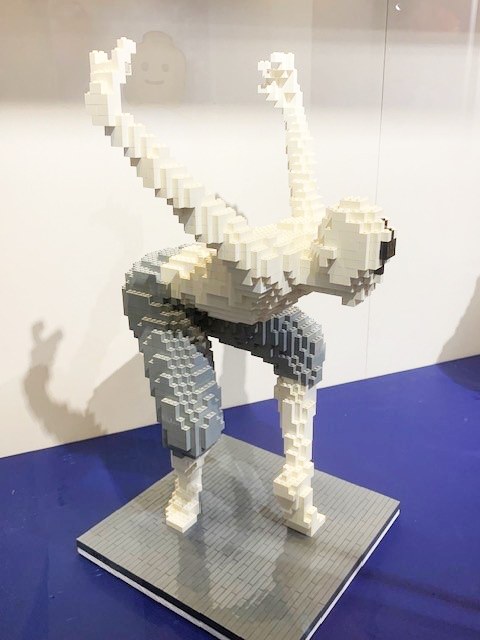 Part of the LEGO exhibition