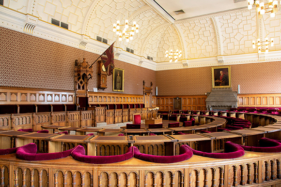 Middlesbrough's historic council chamber